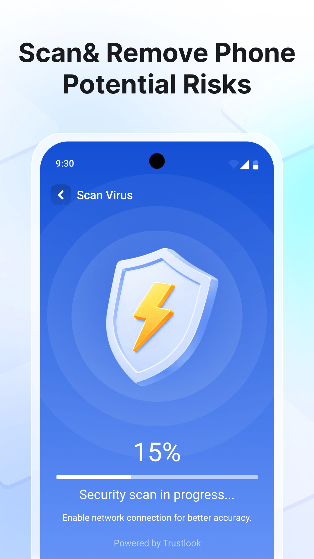 Scan and remove phone potential risks